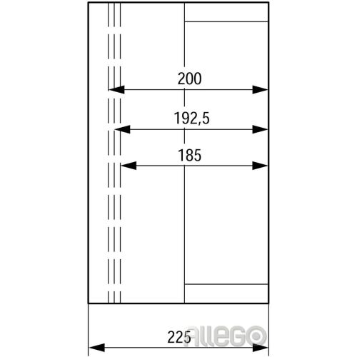 Bild: Moeller ISO-Gehäuse CI44E-200 mit metrischen Vorprägungen Moeller ISO-Gehäuse CI