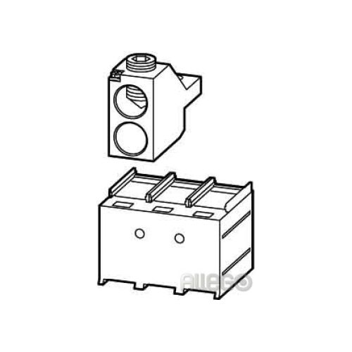 Bild: Moeller Tunnelklemme 3polig NZM3-XKA2 1 Schalterseite max. 240mm² Moeller Tunnel