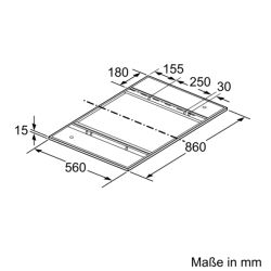 Neff Z5950X0 Rahmen für Kabelführung