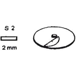 Neumärker Schneidscheibe S 2 für Multi-Gemüse-Schneider 06-50756-19