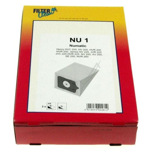 Bild: NU1-Beutel für Staubsauger Filterclean 000278K 3er-Pack