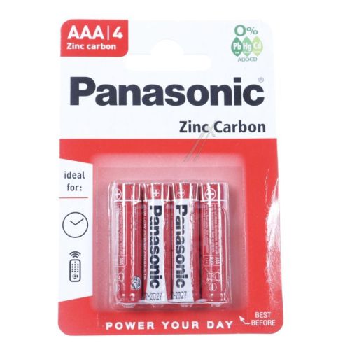 Bild: Panasonic AAA-Batterien R03RZ4BP für Staubsauger 4er Blister
