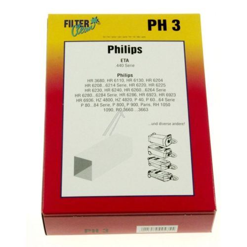 Bild: Ph3-Beutel für Staubsauger Filterclean 000073K 10er-Pack