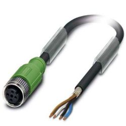 PHOE Sensor-/Aktor-Kabel SAC-4P-10,0-PUR/M12FSSH 4polig