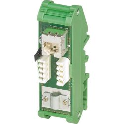 PHOENIX C. Patchpanel Cat.5e Hutschienenmont FL-PP-RJ45/RJ45