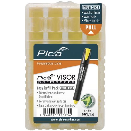 Bild: Pica VISOR permanent Ersatzminen -Sets, gelb