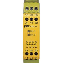 Pilz Kontakterweiterungsblock 24VDC 4n/o PZE X4 #774585