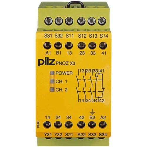 Bild: Pilz Not-Aus-Schaltgerät 230VAC/24VDC PNOZ X3 #774318