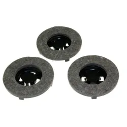 Polierbürstensatz für DeLonghi Staubsauger VT504703 Filz, 3-teilig