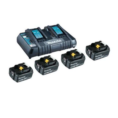 Bild: Power Source Kit 18V 6Ah (schwarz, 2x Akku BL1860B, 1x LadegerätDC18RC)