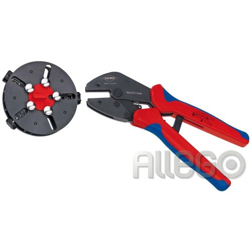 Bild: Primium/Knipex MultiCrimp Crimpzange 0306692 MultiCrimp mit 3 Einsätzen Primium/