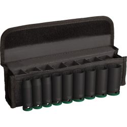 PRO Impact Steckschlüsseleinsatz-Set 1/2", 9-teilig (schwarz, tief)