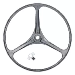 Riemenscheibe Bosch 00743659 mit Halter für Keilrippenriemen Waschmaschine