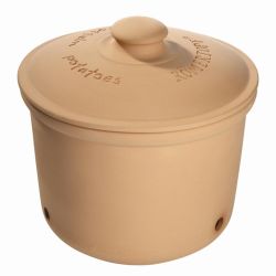 Römertopf Kartoffeltopf Maxi plus Naturton Keramik Vorratstopf 26cm terracotta