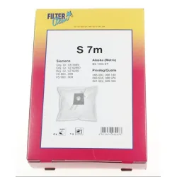 S 7m Vliesbeutel für Staubsauger Filterclean FL0076K 4er Pack