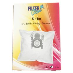 S11m mikromax Beutel für Staubsauger Filterclean FL0050K 4er-Pack