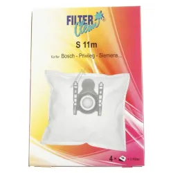 S11m mikromax Beutel für Staubsauger Filterclean FL0050K 4er-Pack