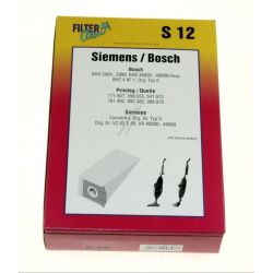 S12-Beutel für FilterClean Staubsauger 000229K 7er-Pack