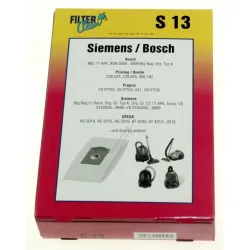 S13-Beutel für Staubsauger Filterclean 000279K 5 Stück