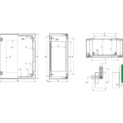 Bild: SARE Wandschrank 7035 647X436X250 O.MP