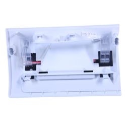 Schalengriff weiß/schwarz für Waschmaschine Bosch/Siemens 12043228 I-DOS