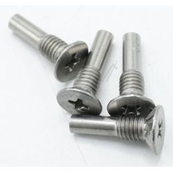 Scharnier-Schrauben-Set für Geschirrspüler AEG 4055463741 4x M5x1