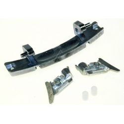 Scharnier-Set für Candy Hoover Waschmaschine 91944063 Tür