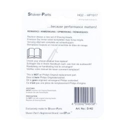 Scherköpfe 3er Set für Philips Rasierer Newspeak X707649 Rasiererköpfe