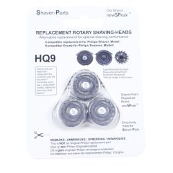 Scherkopf-Set für Philips Rasierer Newspeak 1234567890 3er-Pack