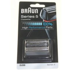 Scherkopfkassette 52B für Braun Rasierer 81384829 Series 5, schwarz