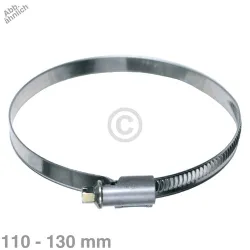 Schlauchschelle 110-130mmØ W2 Chromstahl für 125er Abluftschlauch