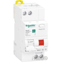 SCHNEIDER R9D01616 1P+N, 16A, B-Char., 30mA, Typ A, 6kA