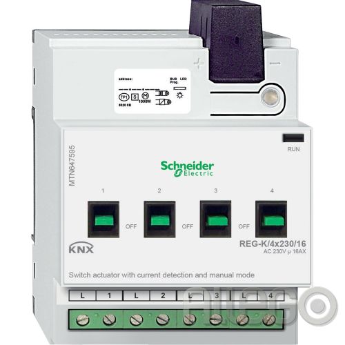 Bild: Schneider Schaltaktor REG-K/4x230/16 MTN647595