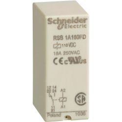 Schneider Schnittstellenrelais 110V DC RSB1A160FD