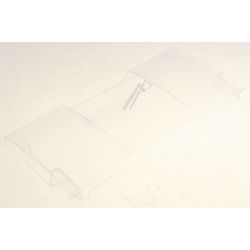 Schubladenblende für Beko Kühlschrank C00867064 transparent 180mm