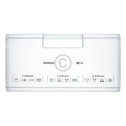 Schubladenblende Siemens 00660465 458x235mm für Gefriergutbehälter Gefrierteil
