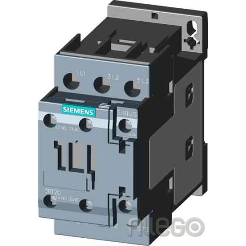 Bild: Siemens 3RT2025-1AP00 Schütz Baugröße S0 7,5kW 1S 1Ö (230V AC)