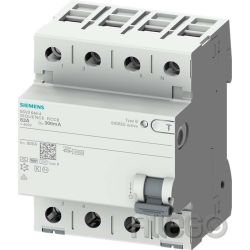 SIEMENS 5SV3644-4 FI TYP B 40/4 300MA 4TE