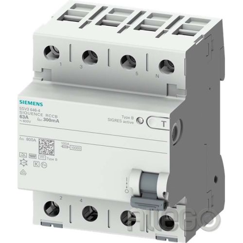 Bild: SIEMENS 5SV3644-4 FI TYP B 40/4 300MA 4TE