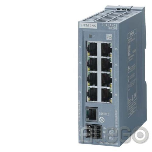 Bild: Siemens 6GK52080BA002AB SCALANCE XB208 manage-barer Layer 2 IE-S