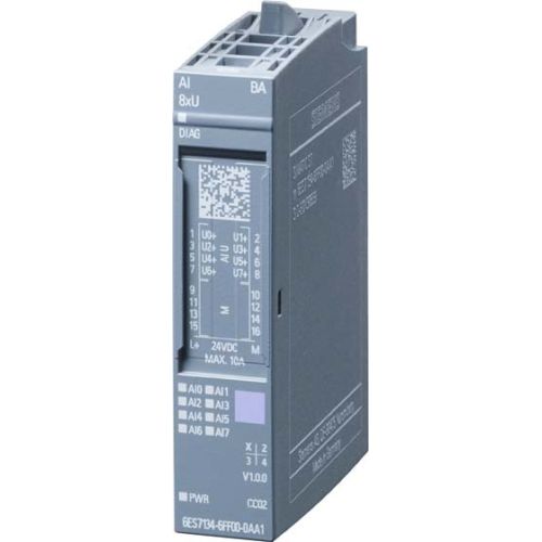 Bild: Siemens Eingangsmodul Analog AI 8xU Basic 6ES7134-6FF00-0AA1