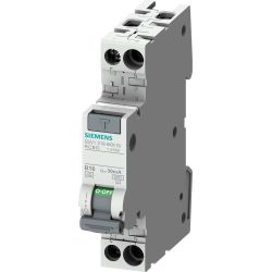 Siemens FI/LS kompakt 1TE 5SV1316-4KK10 1P+N 6kA Typ F 30mA C10