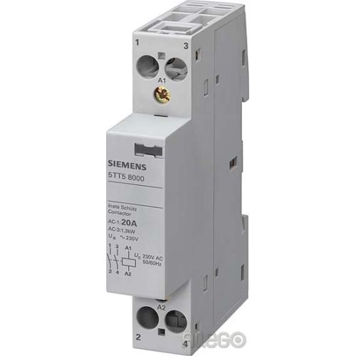 Bild: Siemens Insta Schuetz 2Oeffner 5TT5802-0230VAC Siemens Insta Schuetz 2Oeffner 5T