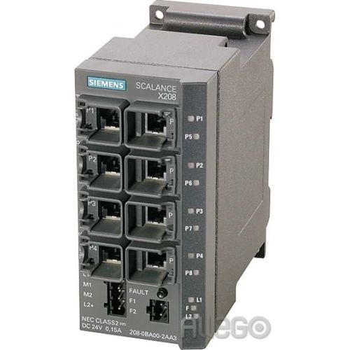 Bild: Siemens IS Switch Scalance 8x100MBit/s RJ 6GK5208-0BA10-2AA3