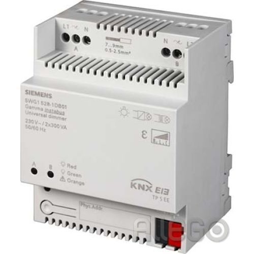 Bild: Siemens IS Universal-Dimmer 2x300VA, 230VAC 5WG1528-1DB01