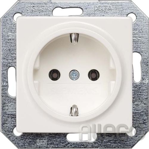 Bild: Siemens mens Schuko-Dose Delta Plus, ews 5UB1551