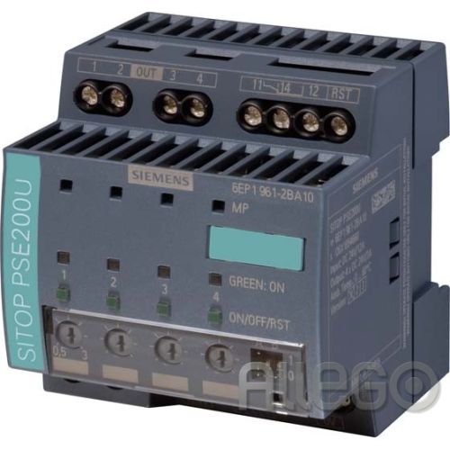 Bild: Siemens Selektivitätsmodul 24VDC,4x3A,IP20 6EP1961-2BA31