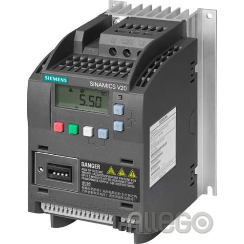 Bild: Siemens Umrichter SINAMICS 0,55kW m.Filte 6SL3210-5BE15-5CV0