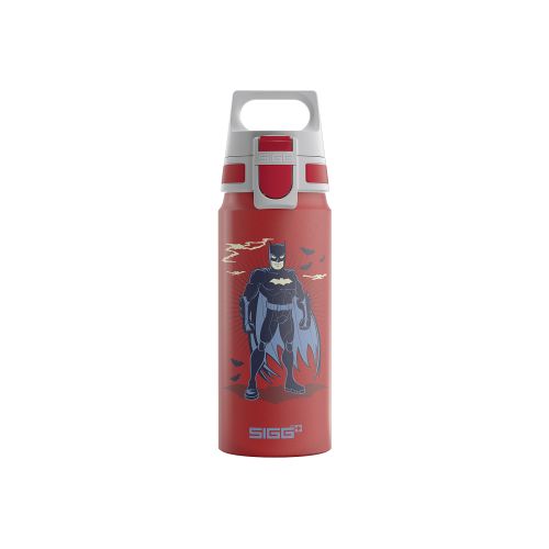 Bild: SIGG Trinkflasche WMB Batman rot, 600ml, Aluminium, ONE-Verschluss