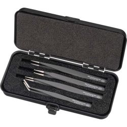 SMD-Pinzetten-Set Professional ESD (schwarz)